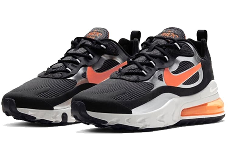 Nike Air Max 270 React Black Total Orange 5