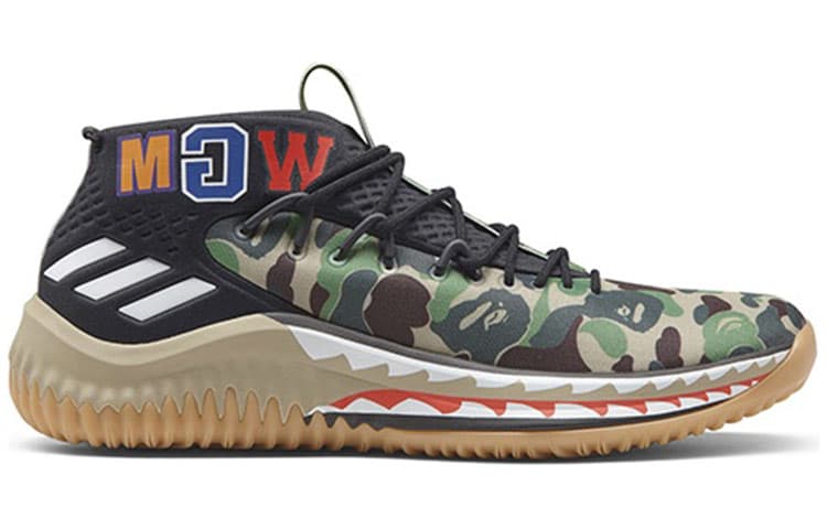 Adidas Dame 4 A Bathing Ape Camo 4