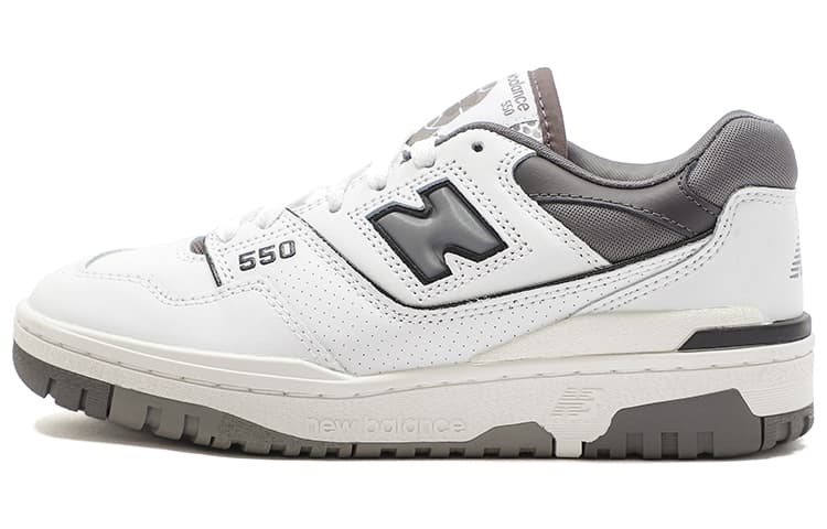 New Balance 550 White Grey Dark Grey