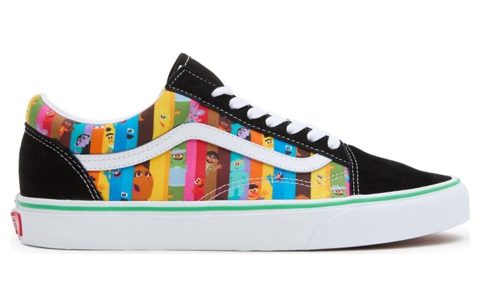 Old Skool Sesame Street X Vans 'Rainbow Stripes' 4