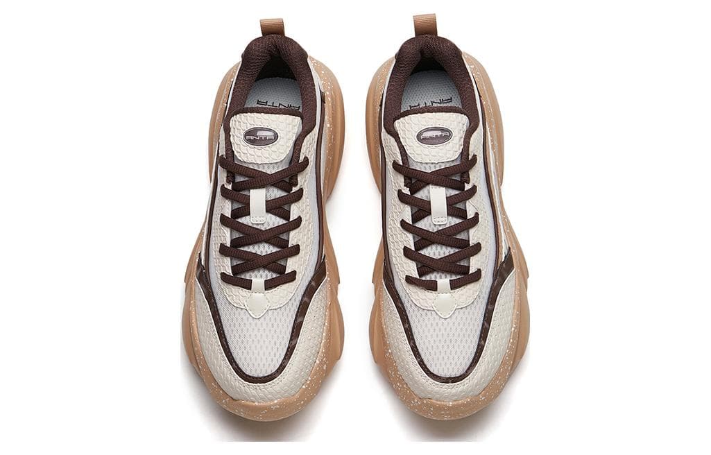 Anta Low-Top Casual Shoes Women's Gray Mocha 5