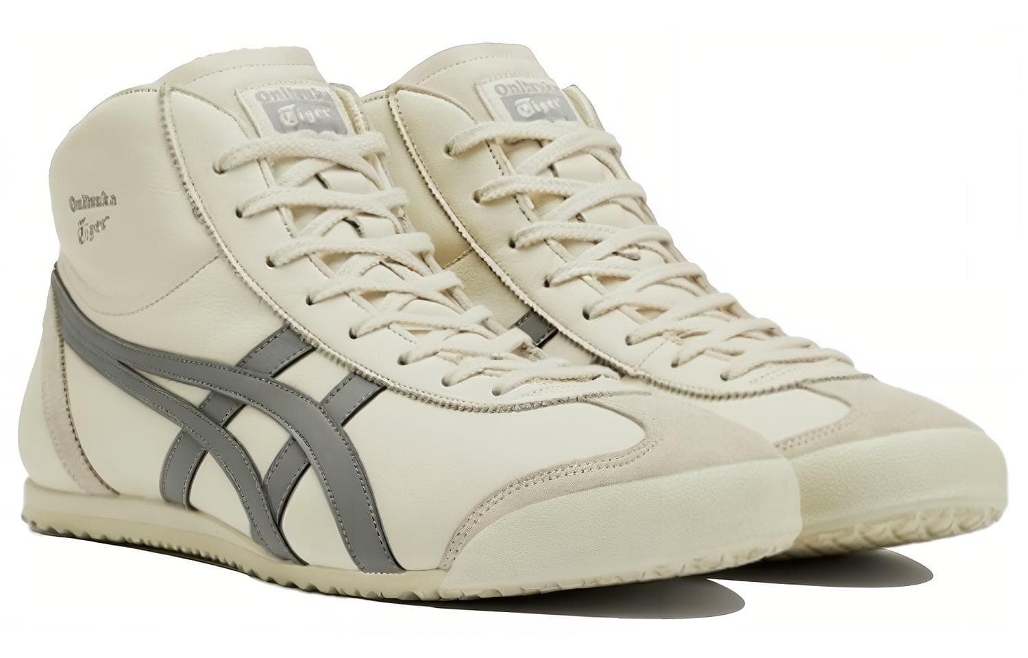 Onitsuka Tiger Mexico 66 Mid Runner White Grey 5