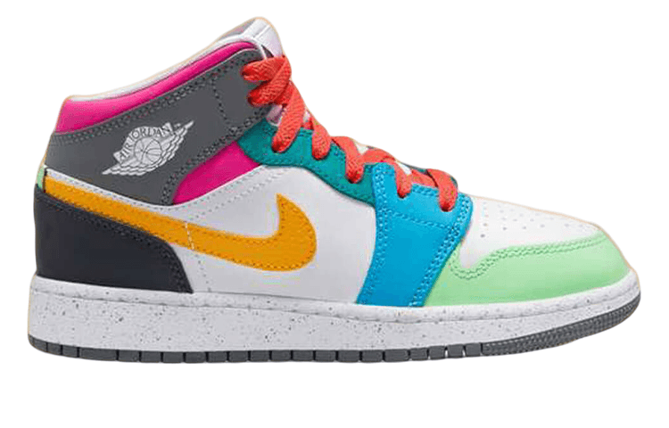 Air Jordan 1 Mid SE GS 'Multi-Color' 4