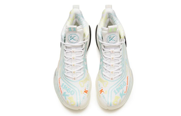 ANTA KT7 Pro Basketball Shoes Men High-Top Blue White/Black 5