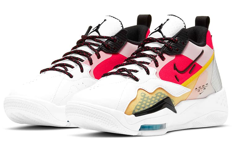 Jordan Zoom '92 White Siren Red University Gold Women's 6