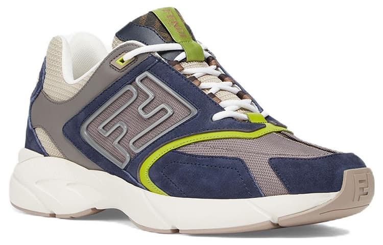 FENDI Faster Trainer 'Navy Carbon Wasabi' 5