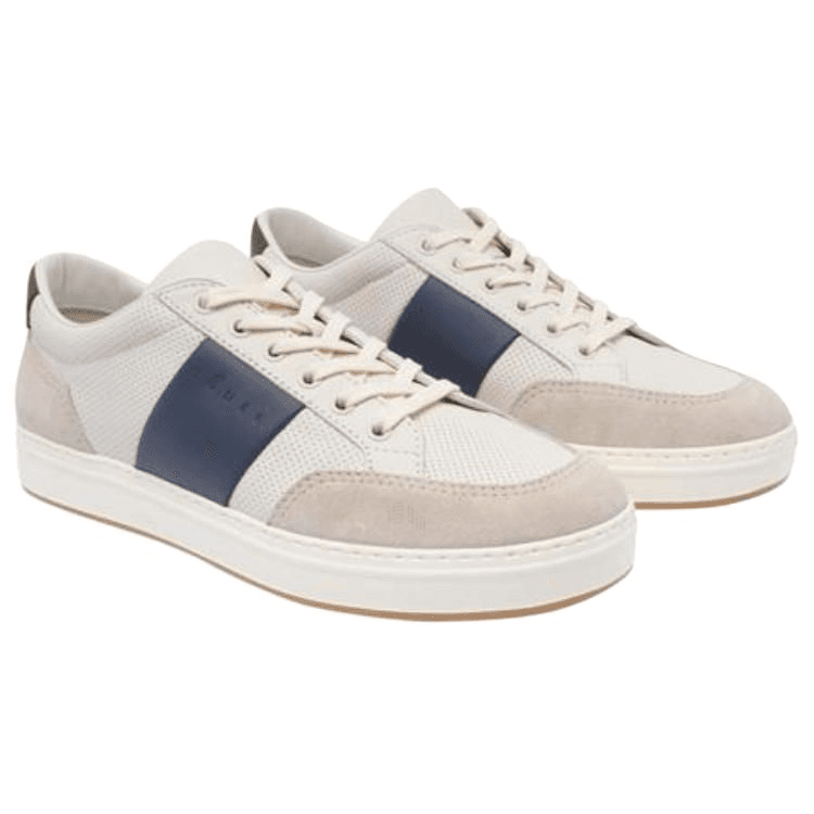 HOGAN Round-Toe Lace-Up Low-Top Sneakers Men's White 5