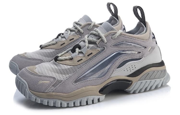 LINING Aurora Skywalk Casual Shoes Men Low-Top Microcrystalline Gray 5