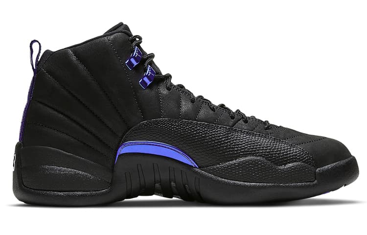 JORDAN 12 Retro Black Dark Concord 4