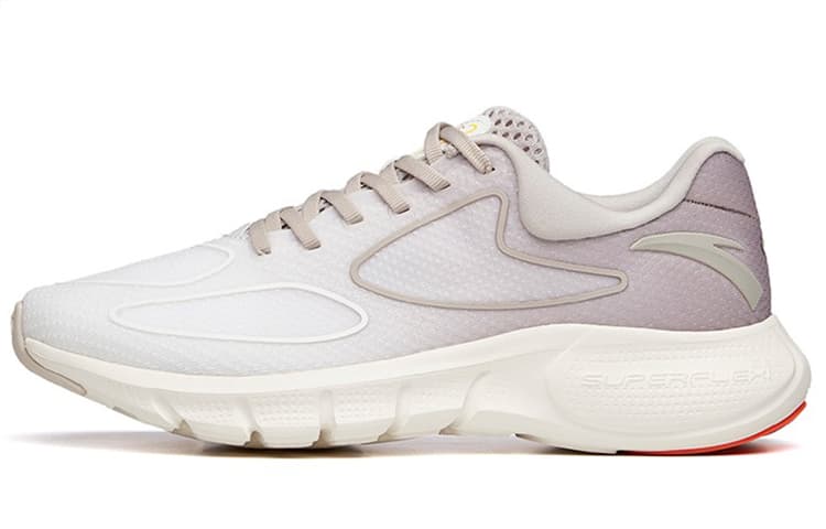 ANTA Life Collection Casual Shoes Men Low-Top Ivory White/Light Purple