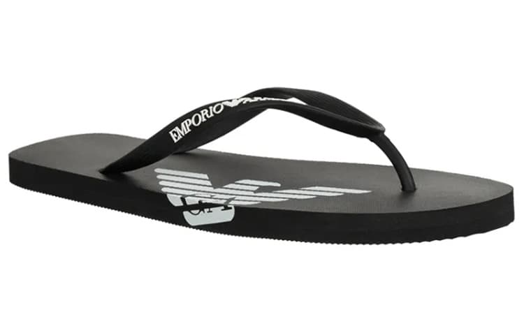 EMPORIO ARMANI Stylish Sandals Men's Black 4