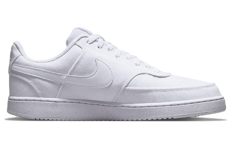 Nike Court Vision Low Canvas Next Nature 'Triple White' 4