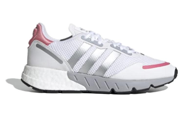 Adidas Originals Zx 1K Boost White Silver Metallic Women's 3