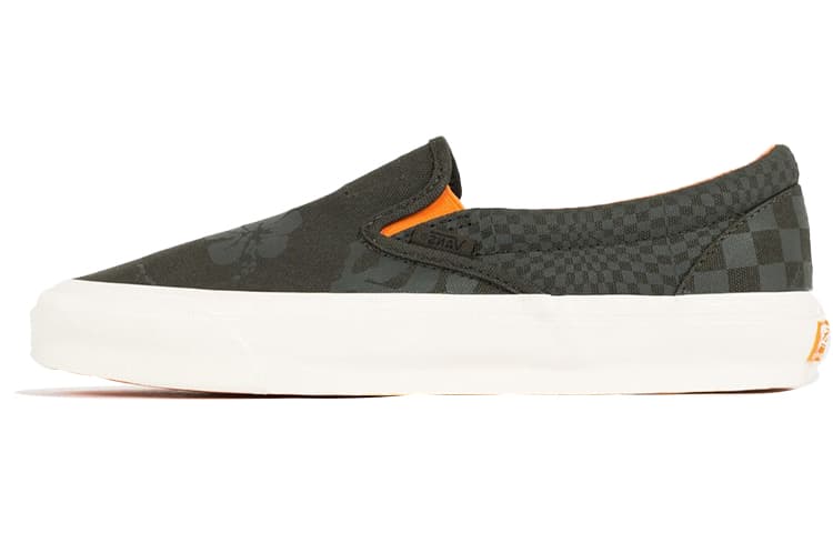 Vans Vault Classic Slip On Lx Porter Black Checkerboard 2