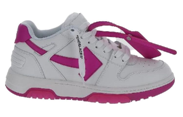 OFF WHITE Out Of Office Calf Leather 'White Purple' Women's 4