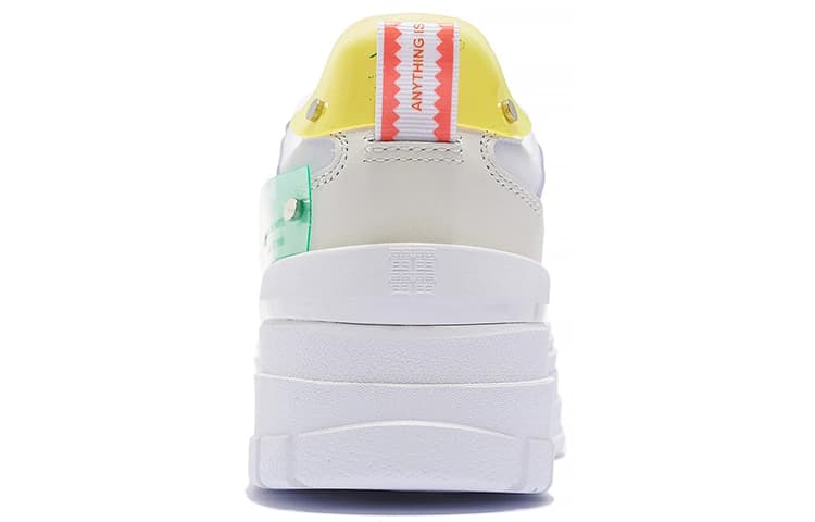 LiNing Wave Low-Top Skateboard Shoes Women's White Purple 2