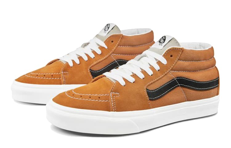 Vans Retro Sport Sk8 Mid Shoes Orange 3