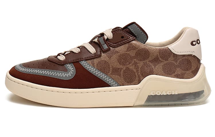 COACH CitySole Casual Shoes Men Low-Top Brown/Saddle Brown