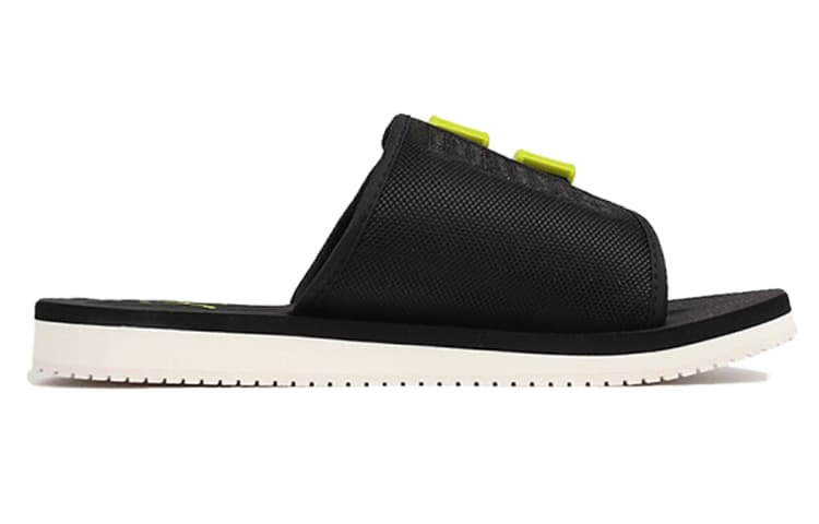 PUMA Wilo Lux Sandal Slide Black/Yellow 3