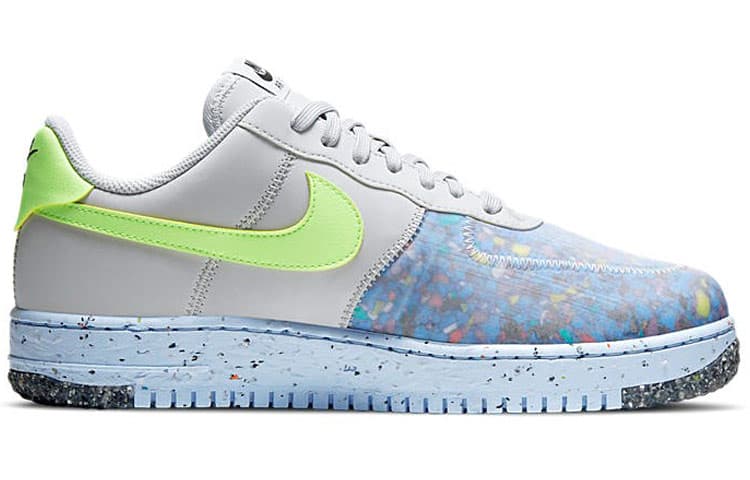 Nike Air Force 1 Crater Pure Platinum Barely Volt 3