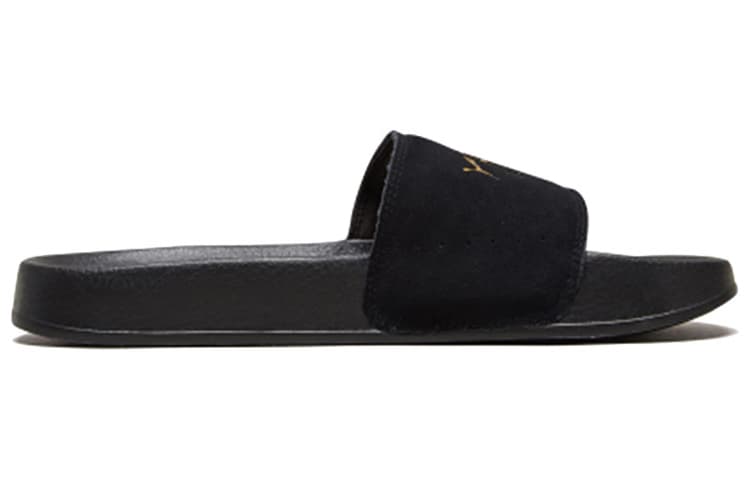 Puma Leadcat Suede Slide 'Black Team Gold' 4