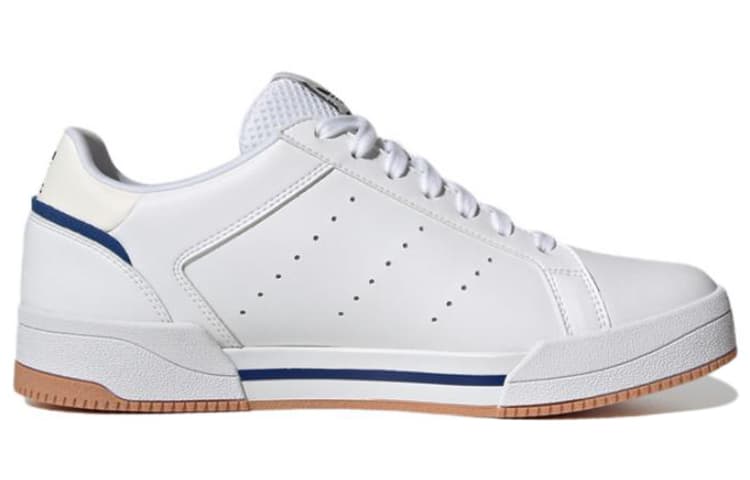 Adidas Originals Court Tourino Anti Slip Wear Resistant Low Top Skateboard Shoes Unisex White 4