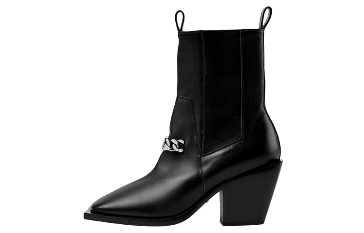 GUCCI Short Chelsea Boots Women's Black