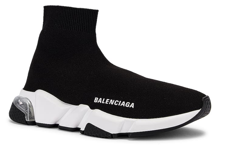 Balenciaga Speed Clear Sole Black White Women's 6
