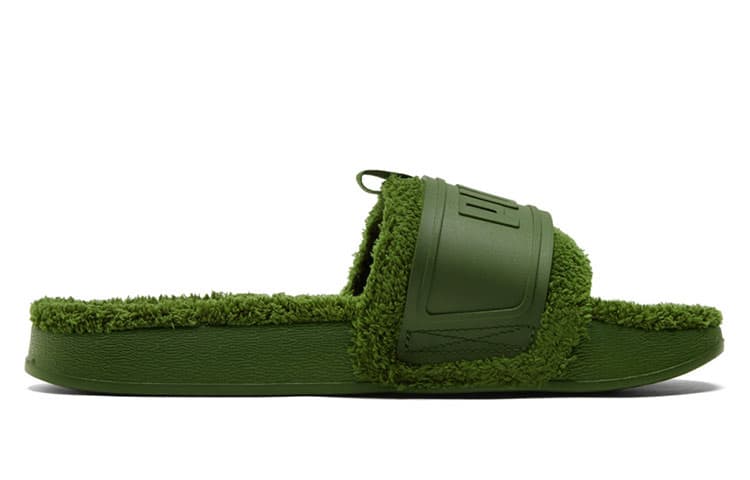 PUMA Leadcat Ylm Slide Winter Slipper Green 4