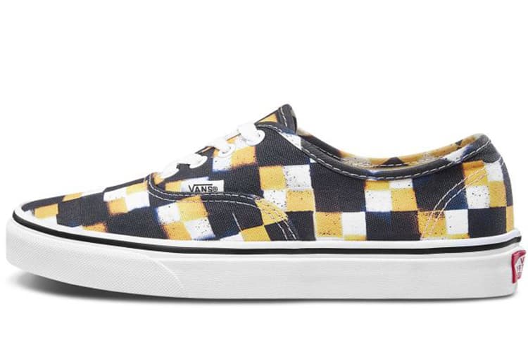 Vans Authentic Double Check Vault 'Yellow Gray' Women's 2