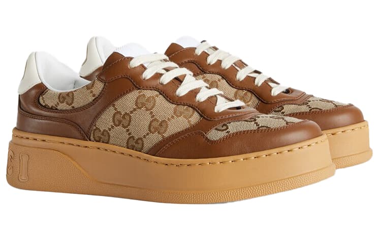 GUCCI GG Embossed Low-top Sneakers Women 4