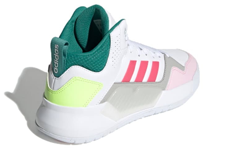 Adidas Women's Play9tis 2.0 'White Pink Green' 6