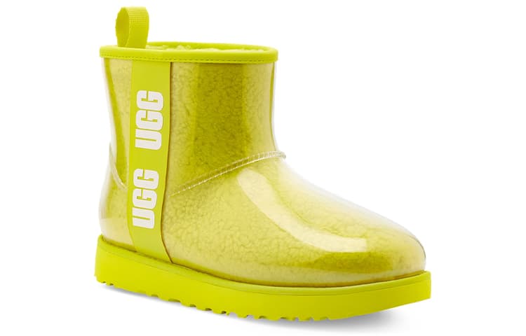 UGG Classic Clear Mini Thermal Slip Resistant Snow Boots Women's Sulfur 6