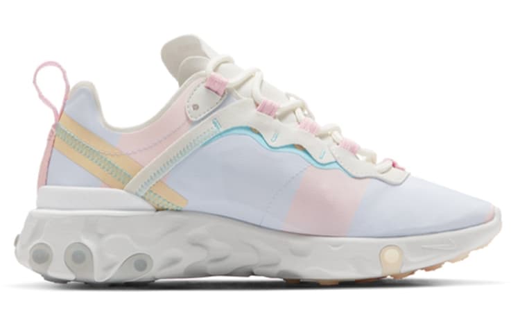 Nike React Element 55 White Crimson Gold Women's 4