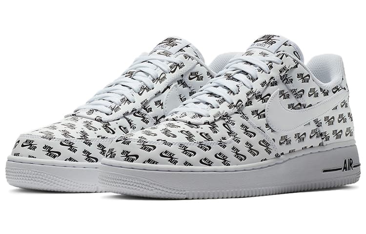 Nike Air Force 1 Low All Over Logo White 6
