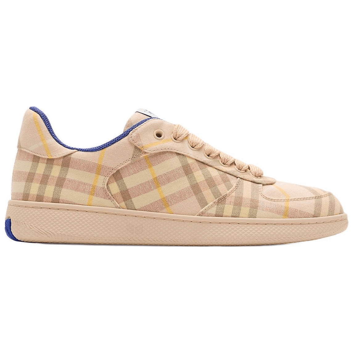 Burberry Terrace Round-Toe Lace-Up Low-Top Sneakers Women's Brown 4