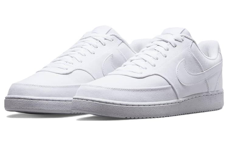 Nike Court Vision Low Canvas Next Nature 'Triple White' 5