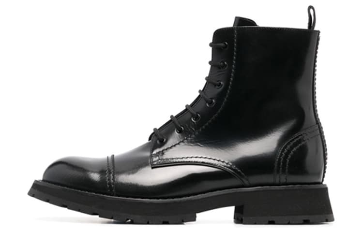 Alexander McQueen Lace-Up Ankle Boots 2