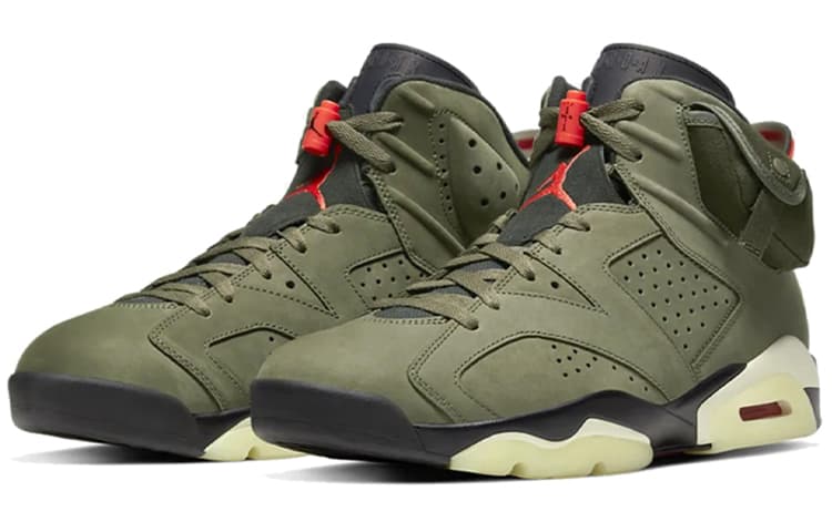 Travis Scott X Jordan 6 Retro Olive 6