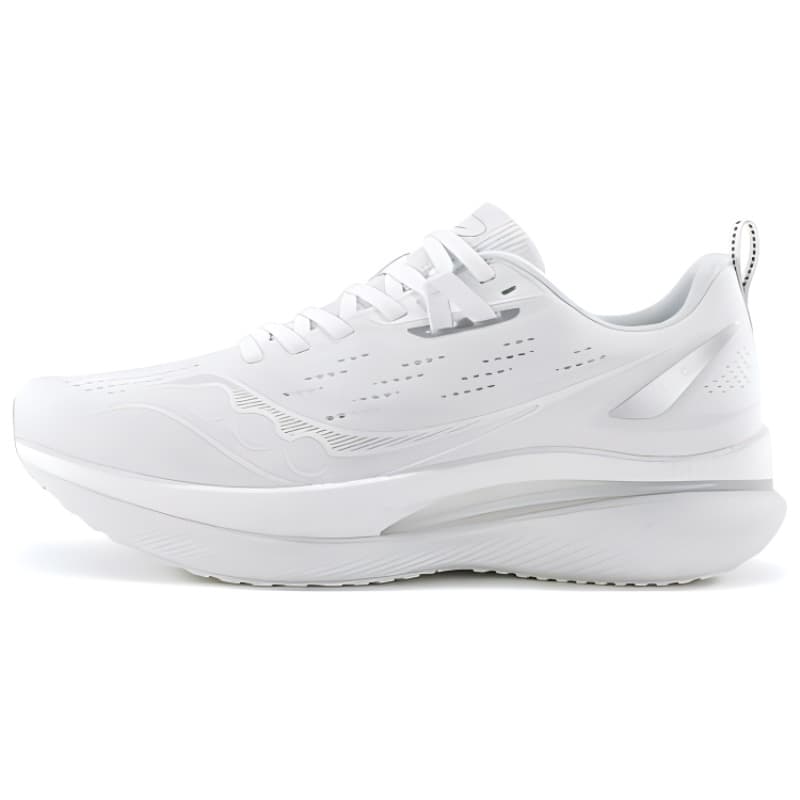 Saucony TIDE Nylon Plate Comfort Mesh Cushioning Wear-Resistant Breathable Low-Top Casual Running Shoes Unisex White 2