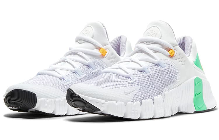 Nike Free Metcon 4 White Green Glow Women's 6