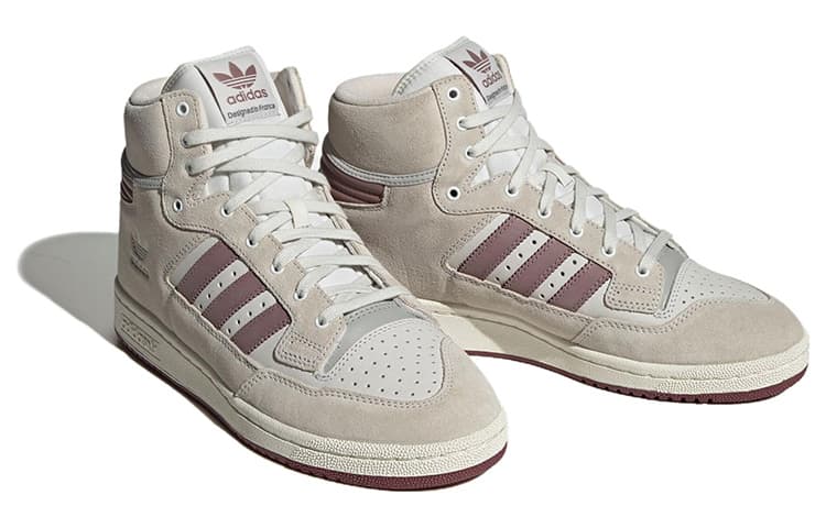 Adidas Originals Centennial 85 Hi White Burgundy 6