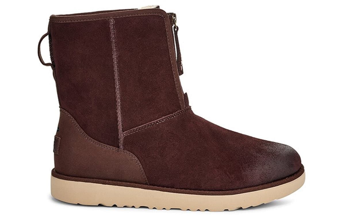 UGG Classic Short Front Zip Boot 'Stout Brown' 6