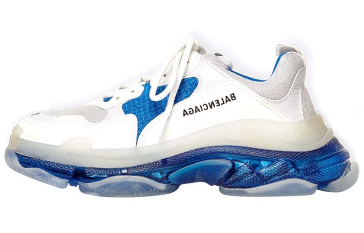 Balenciaga Triple S Clear Sole Blue Women's 2