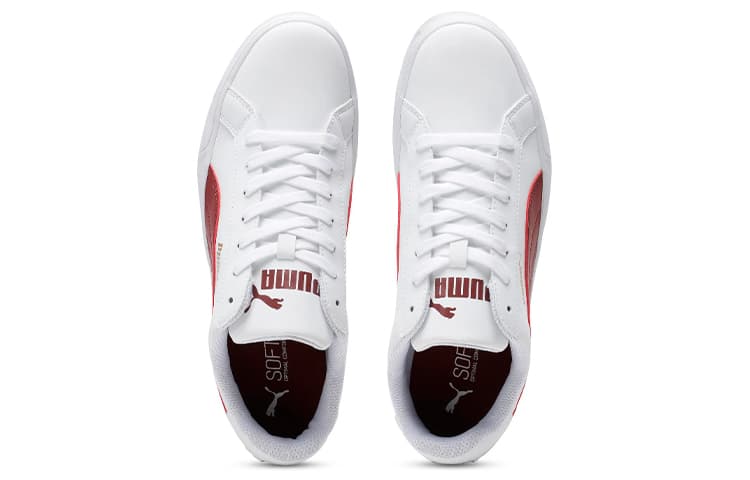 PUMA Smash Vulc White/Red 4