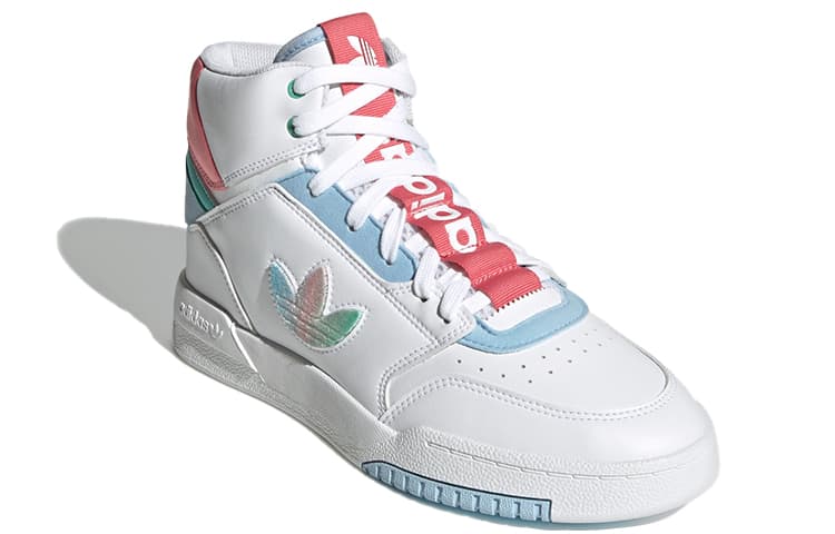 Adidas Originals Drop Step Xlt Shoes White/Blue/Pink Women's 6