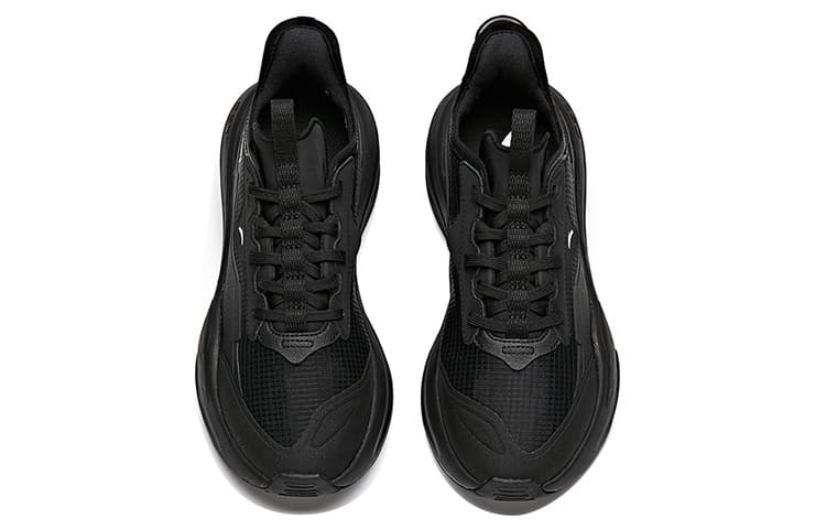Anta C37 Series Anti-Slip Wear-Resistant Low-Top Skateboard Shoes Women's Black 5