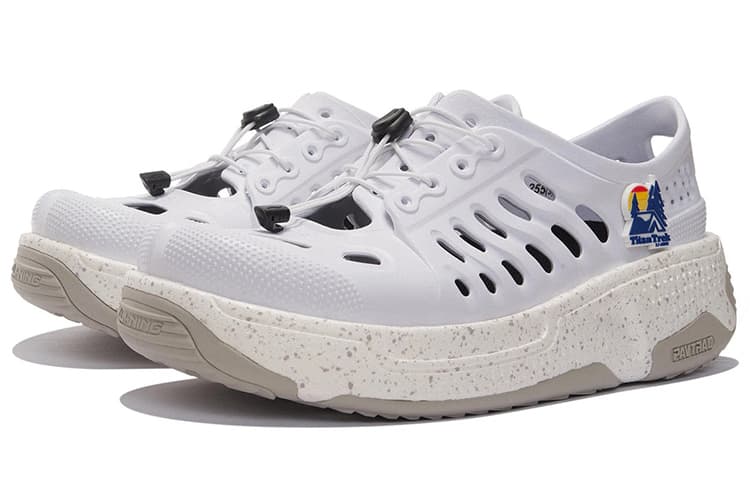 LiNing Pan Gu Trek Breathable And Resilient Low-Top Sports Casual Shoes Men's Standard White 6