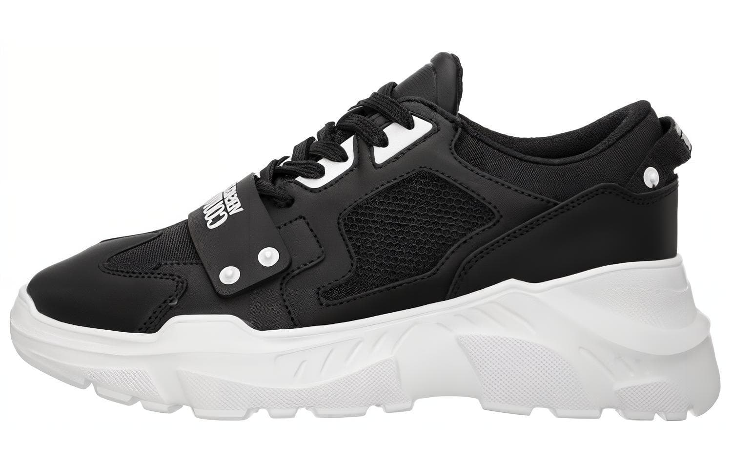 VERSACE JEANS Versace Low Top Sports Casual Shoes Men's Black