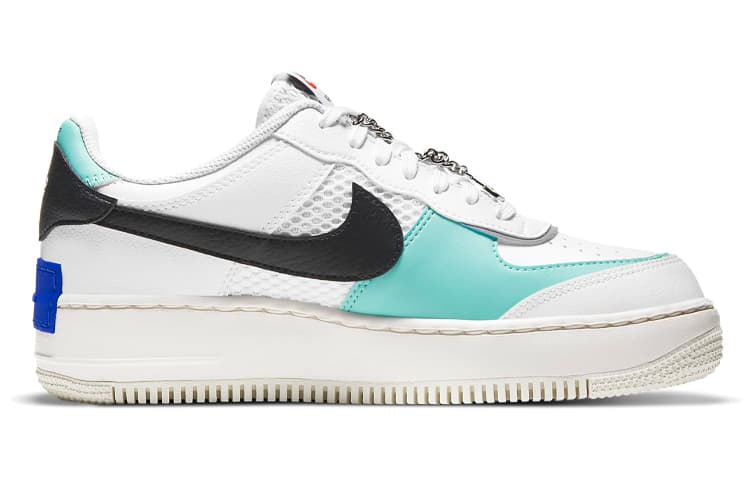 Nike Air Force 1 Low Shadow White Blue Black Women's 3